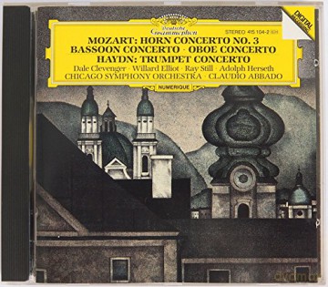Claudio Abbado: Mozart: Horn Concerto No. 3 Bassoon Concerto: Oboe Concerto Haydn: Trumpet Conceerto [CD]