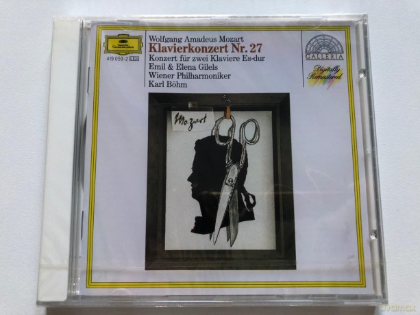 Emil Gilels: Mozart: Piano Concerto No27; Concerto for 2 Pianos [CD]