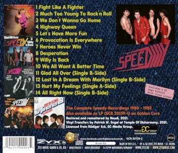 Speedy: Much Too Young To Rock''N''Roll [CD]
