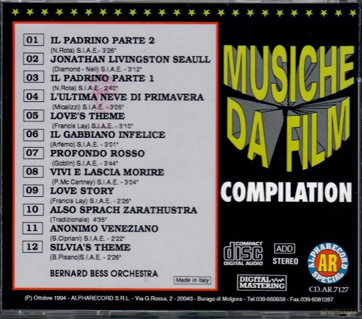 Musiche Per Sognare [CD]