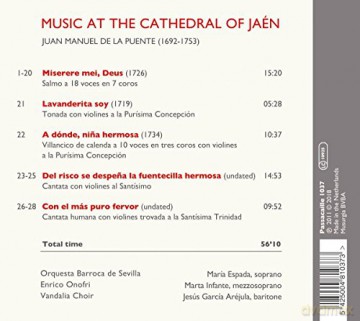 Espada/Onofri/Vandalia Choir/Orquesta Barroca: Musik An Der Kathedrale Von JaN [CD]