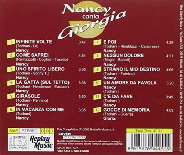 Nancy: Nancy Canta Giorgia [CD]