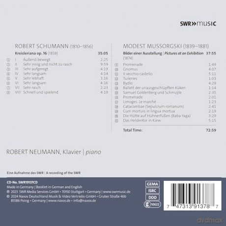 Neumann,Robert - Kreisleriana Op. 16 Bilder Einer Ausstellung [CD]
