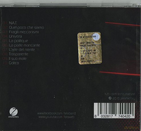 Fata: Nichilismo Artificiale Tascabile [CD]