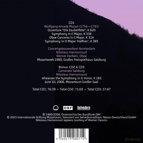 Nikolaus Harnoncourt Debut [CD]