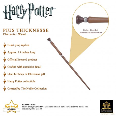 Harry Potter: Noble Collection - Harry Potter: Bacchetta Magica Di Pius O'tusoe [CD]