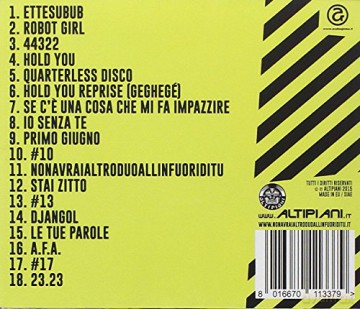 Tu: Non Avrai Altro Duo All'Infuori Di Tu [CD]