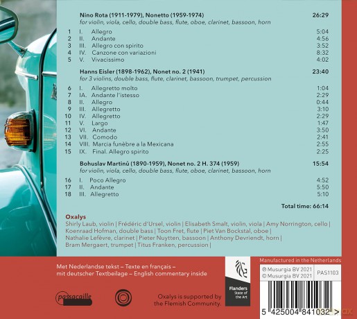 Oxalys: Nonetto [CD]