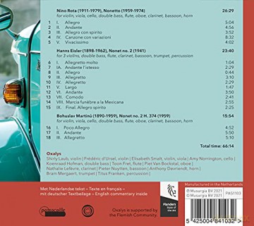 Oxalys: Nonetto [CD]