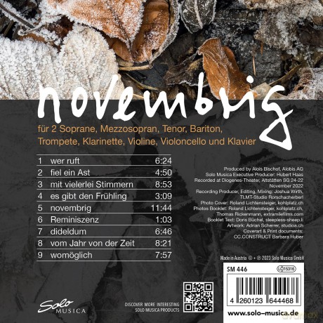 Ensemble FüNf&FüNf: Novembrig [CD]