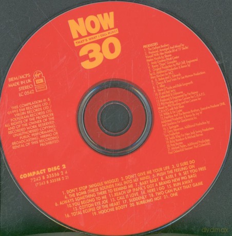 Now That's What I Call Music! Vol 30 [CD]