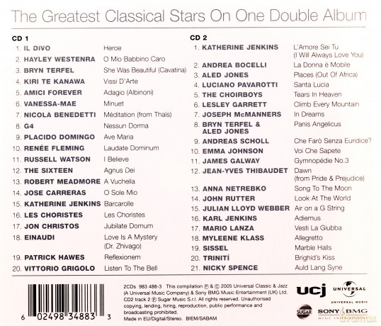 Number 1 Classical Album [2CD]