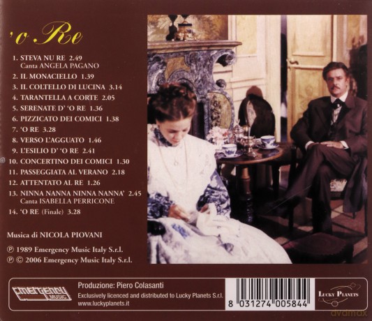 Nicola Piovani: O Re [CD]