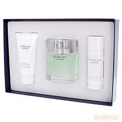 Guerlain Homme Zestaw - Woda Toaletowa 80ml Spray + Żel Pod Prysznic 75ml + Dezodorant 50 Spray [3xPERFUMY]