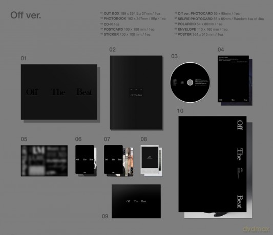 I.M (Monsta X): Off The Beat (Off Version) (Black) (Esclusiva Discoteca Laziale) [CD]