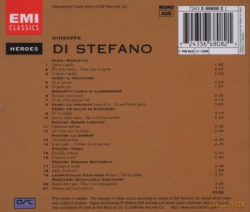 Giuseppe Di Stefano: Opera Heroes [CD]