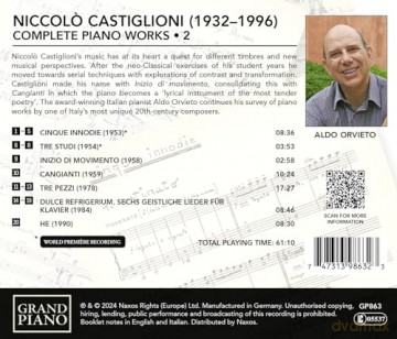 Aldo Orvieto: Orvieto,Aldo - Samtliche Werke Fur Klavier Vol.2 [CD]