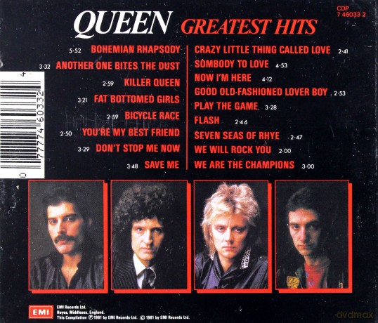 Queen: Greatest Hits vol.1 [CD]