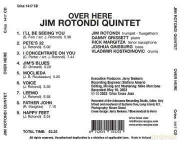 Jim Rotondi: Over Here [CD]