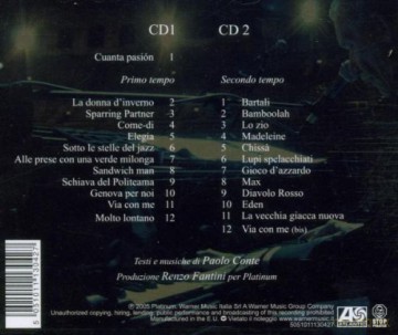 Paolo Conte: Paolo Conte Live [CD]