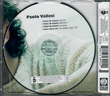 Paolo Vallesi - Felici Di Esserci [CD]