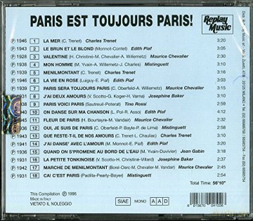 Paris Est Toujours Paris [CD]