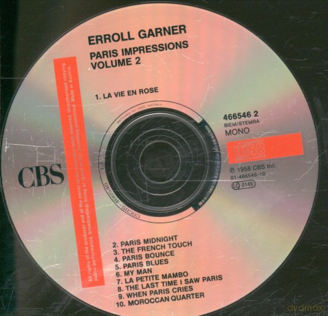 Erroll Garner: Paris Impressions Vol. 2 [CD]