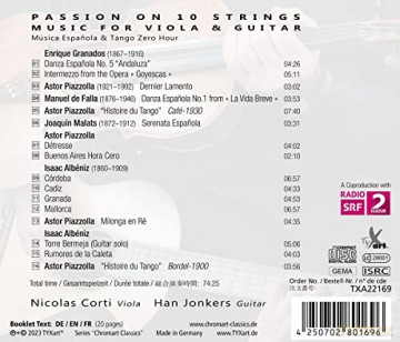 Passion On 10 Strings - Music For Viola [CD]