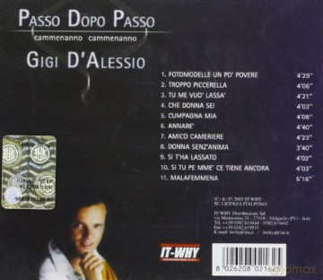 Gigi D'Alessio: Passo Dopo Passo [CD]
