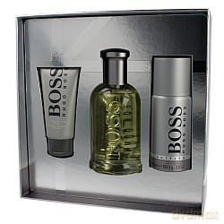 Hugo Boss Boss Bottled Zestaw - Woda Toaletowa 200ml Spray + Dezodorant 150ml Spray + Balsam Po Goleniu 75ml [3xKOSMETYKI]