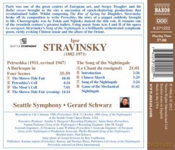 Stravinsky: Petrushka: Song of the Nightingale [CD]