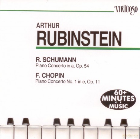 Arthur Rubinstein: Piano Concerto In A, Op. 54 Piano Concerto No. 1 In E, Op. 11 [CD]