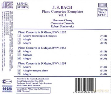 Piano Concertos Volume 1 [CD]