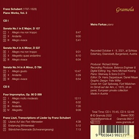 Meira Farkas: Piano Works 3 [CD]
