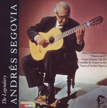 Segovia Andres With The Strings Of The Quintetto Chigiano: 'Platero And I'' Guitar Quintet Op. 143 [CD]