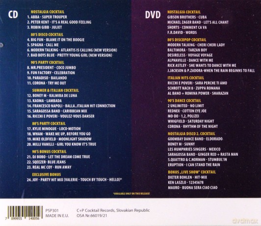 Retro Video Disco Koktel [CD]+[DVD]