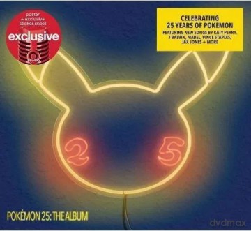 Pokemon 25: The Album + Poster [CD]