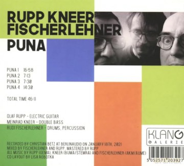 Rupp/ Kneer/Fischerlehner: Puna [CD]