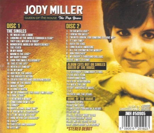 Jody Miller: Queen Of The House-The Pop Years [CD]