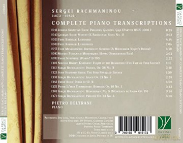 Rachmaninov: Complete Piano Transcriptions [CD]