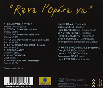 Enrico Rava: Rava L'Opera Va [CD]