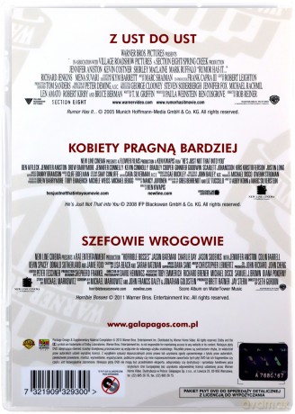 Jennifer Aniston Kolekcja: Z ust do ust / Kobiety pragną bardziej / Szefowie wrogowie [3DVD]