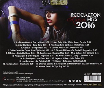 Reggaeton Latin Hits 2016 [CD]