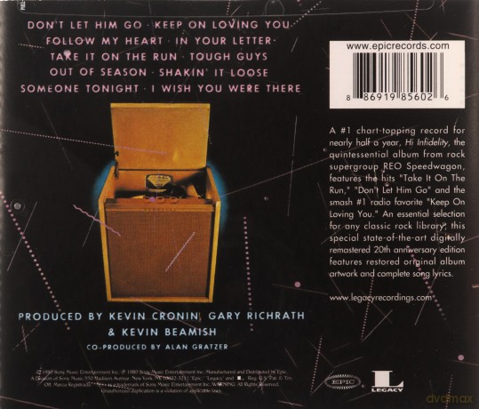 REO Speedwagon: Reo Speedwagon - In Infidelity [CD]