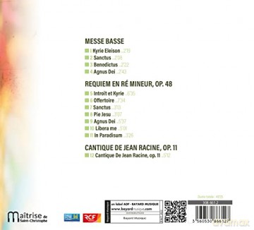 Maitrise St Christophe De Javel: Requiem De Gabriel Faure [CD]