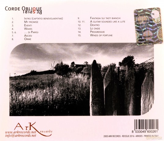 Corde Oblique: Respiri [CD]