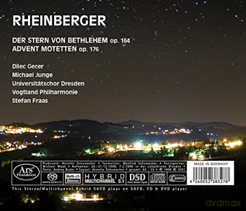 Soloists; Vogtland Philharmonie; Universitatschor Dresden: Rheinberger: Der Stern Von Bethlehem Op. 164 [CD]