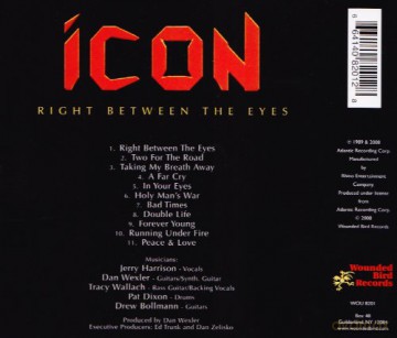 Icon: Right Between The Eyes [CD]