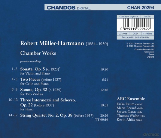 Arc Ensemble: Robert Muller-Hartmann.. [CD]