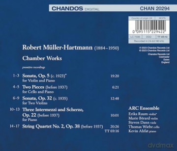 Arc Ensemble: Robert Muller-Hartmann.. [CD]